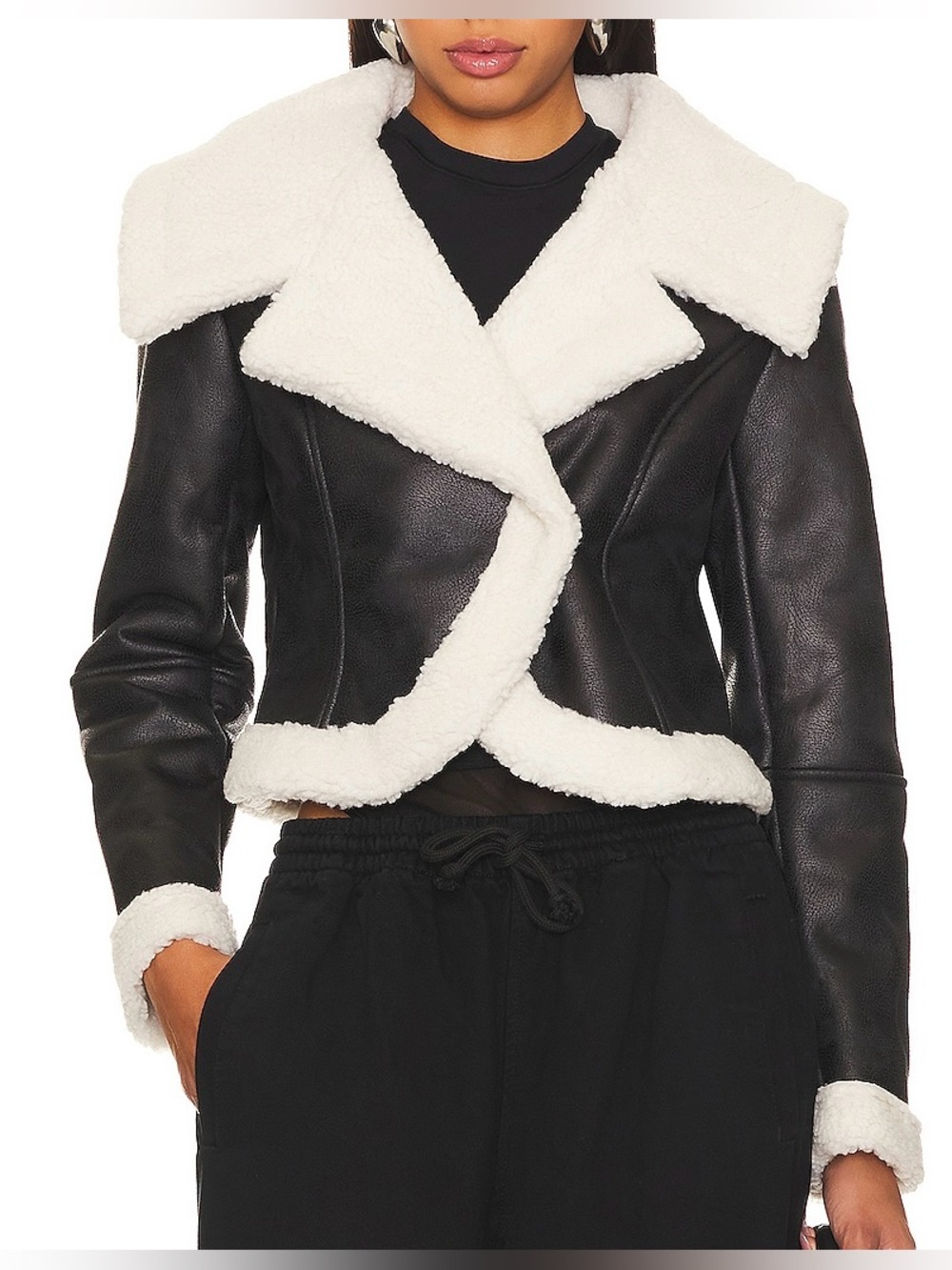 Black Faux Fur Jacket